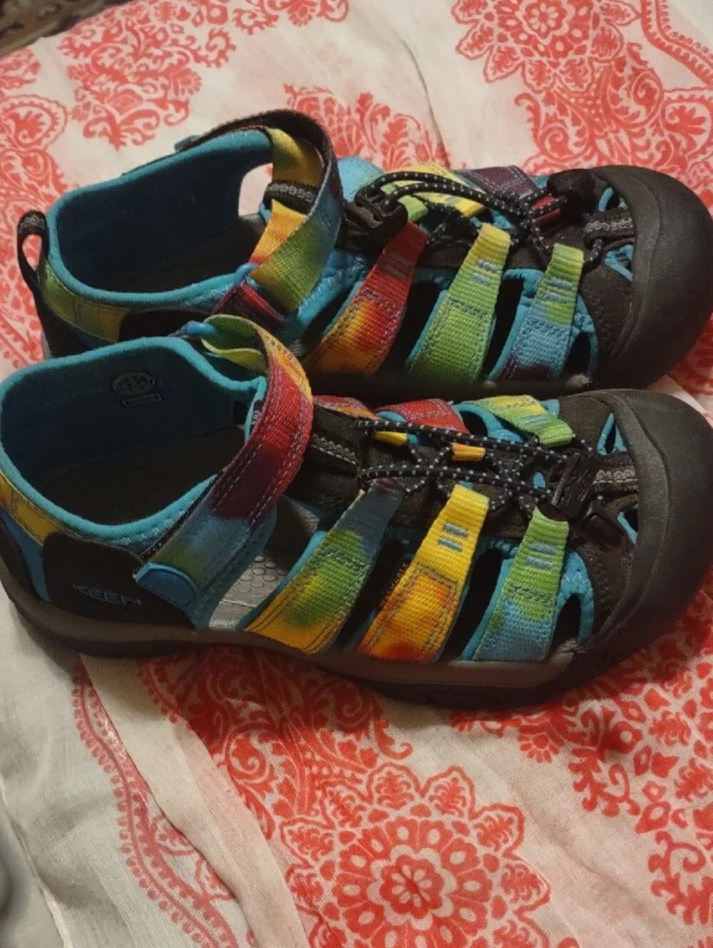 Keen Kids Rainbow Multicolor Water Shoes Size 4